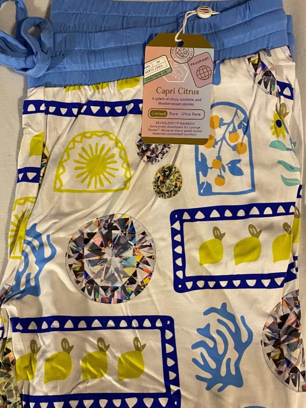 BP Lounge Capri Citrus Bamboo Pajama Pants